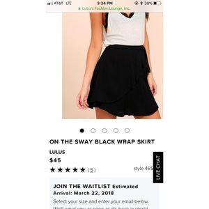 Black Lulu’s skirt